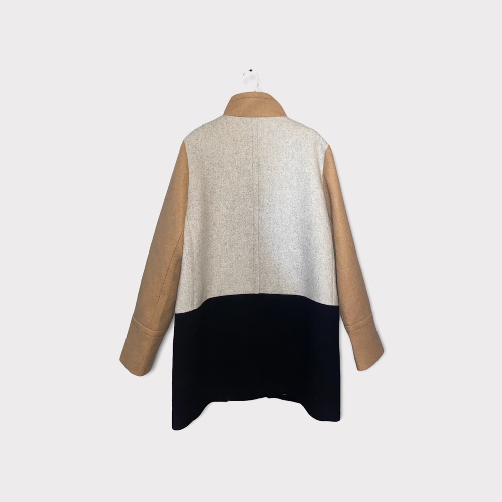 J.Crew Factory Color Block City Coat - image 4